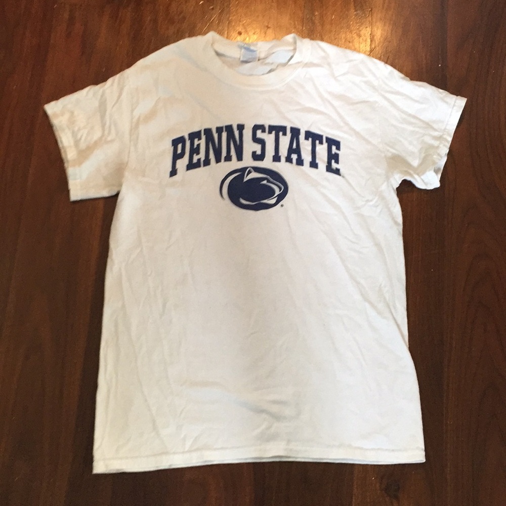 White penn State fan tee